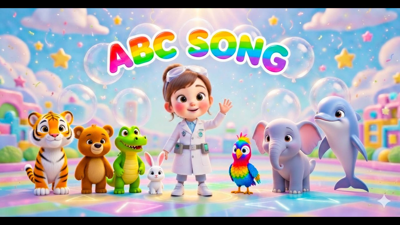 🎵 ABC Song for Kids | Animal Alphabet Fun 🐶🦁🐰