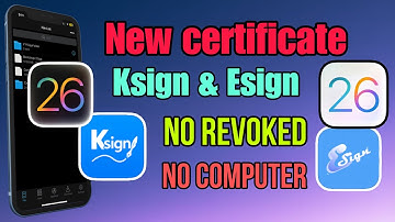 New cert Ksign&Esign on Khoindvn | Installed IPA files NO REVOKED/COMPUTER 