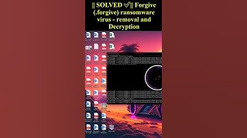 Forgive (.forgive) ransomware virus #shorts #trending #Forgive