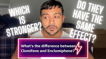 Clomiphene vs Enclomiphene. What