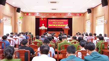 Tổng kết công tác tuyển quân năm 2023, triển khai nhiệm vụ năm 2024