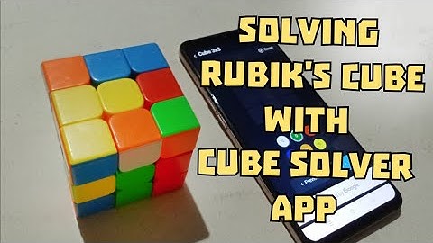 Solving 3×3 Rubik