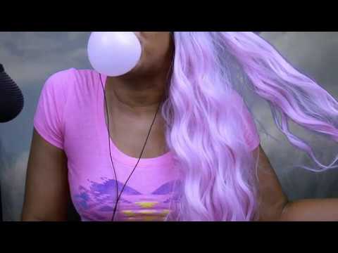 Britney blowing bubbles in sexy halter top