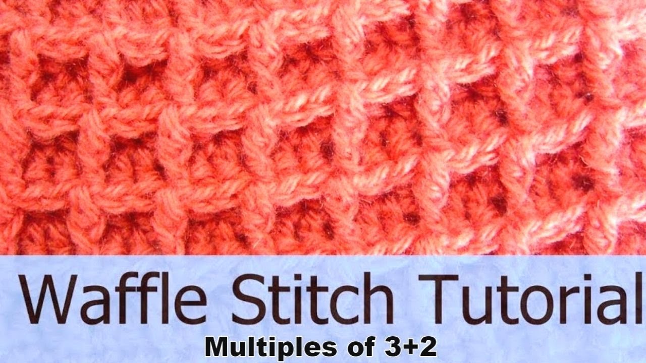 How to Crochet the Waffle StitchTutorial - Crochet Jewel - YouTube