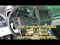 2017 ADAPTIVE FORD EDGE WHEEL AIRBAG REMOVE.