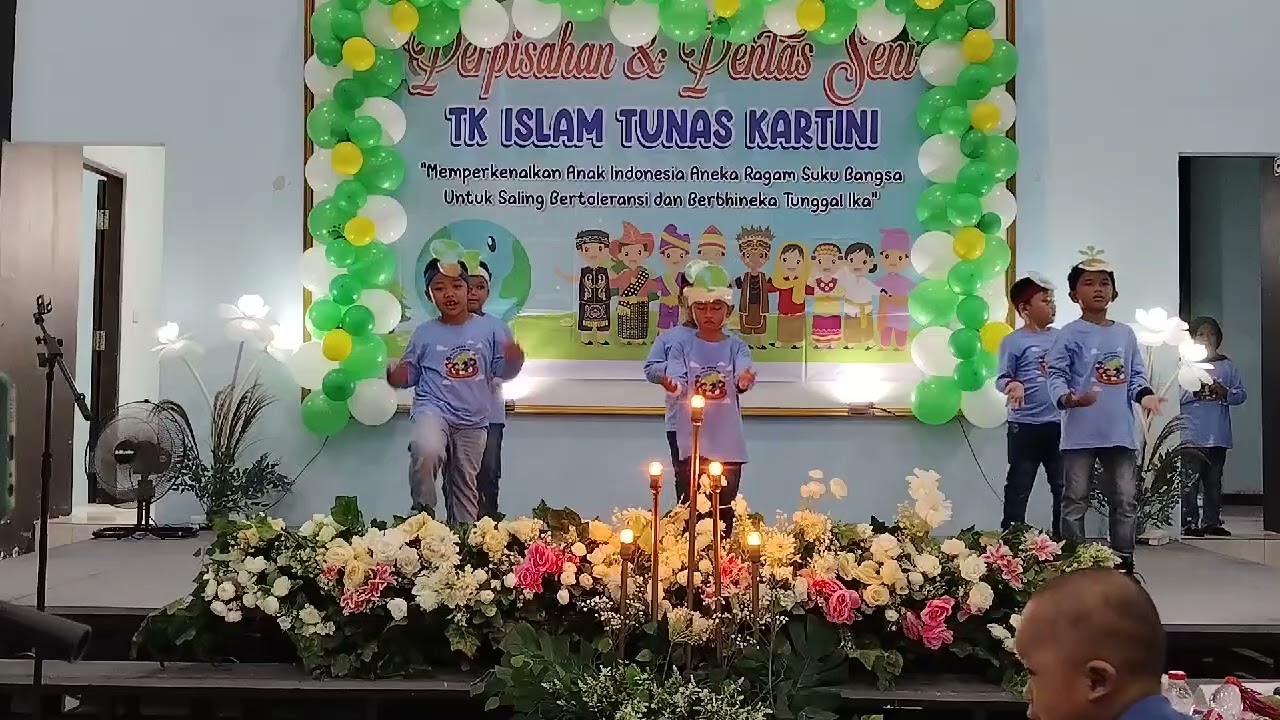 tari go green acara pentas seni Paud