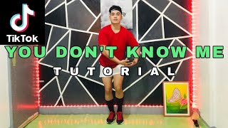 YOU DON’T KNOW ME TIKTOK|STEP BY STEP DANCE TUTORIAL|DANCE GURU