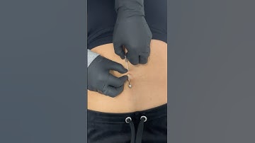 Navel Piercing ✨ Have you got your Belly Button pierced? Was it painful? ✨ #piercing