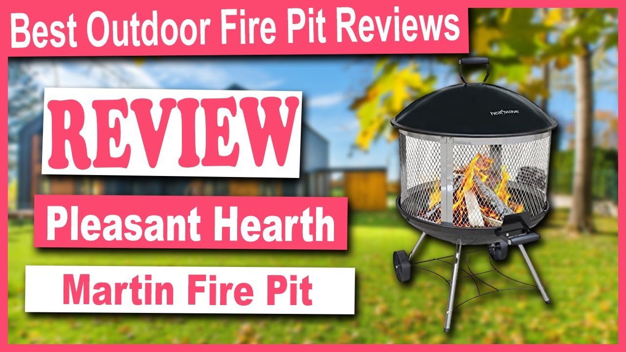 Pleasant Hearth Martin Extra Deep Wood Burning Fire Pit Review - Outdoor  Fire Pit Reviews - YouTube