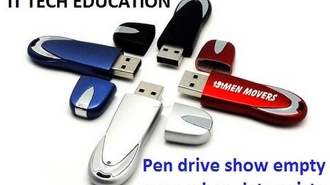 Pen drive show empty even when data exists