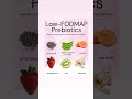 Prebiotics for Sensitive Stomachs (Low-FODMAP Foods) #guthealth #prebiotics #healthfood #healthtips