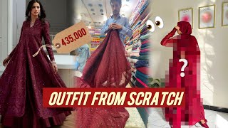 I Recreated a 435,000/-  Designer Dress for Just 15,000 😳