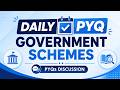 PYQ Solved: Govt. Schemes