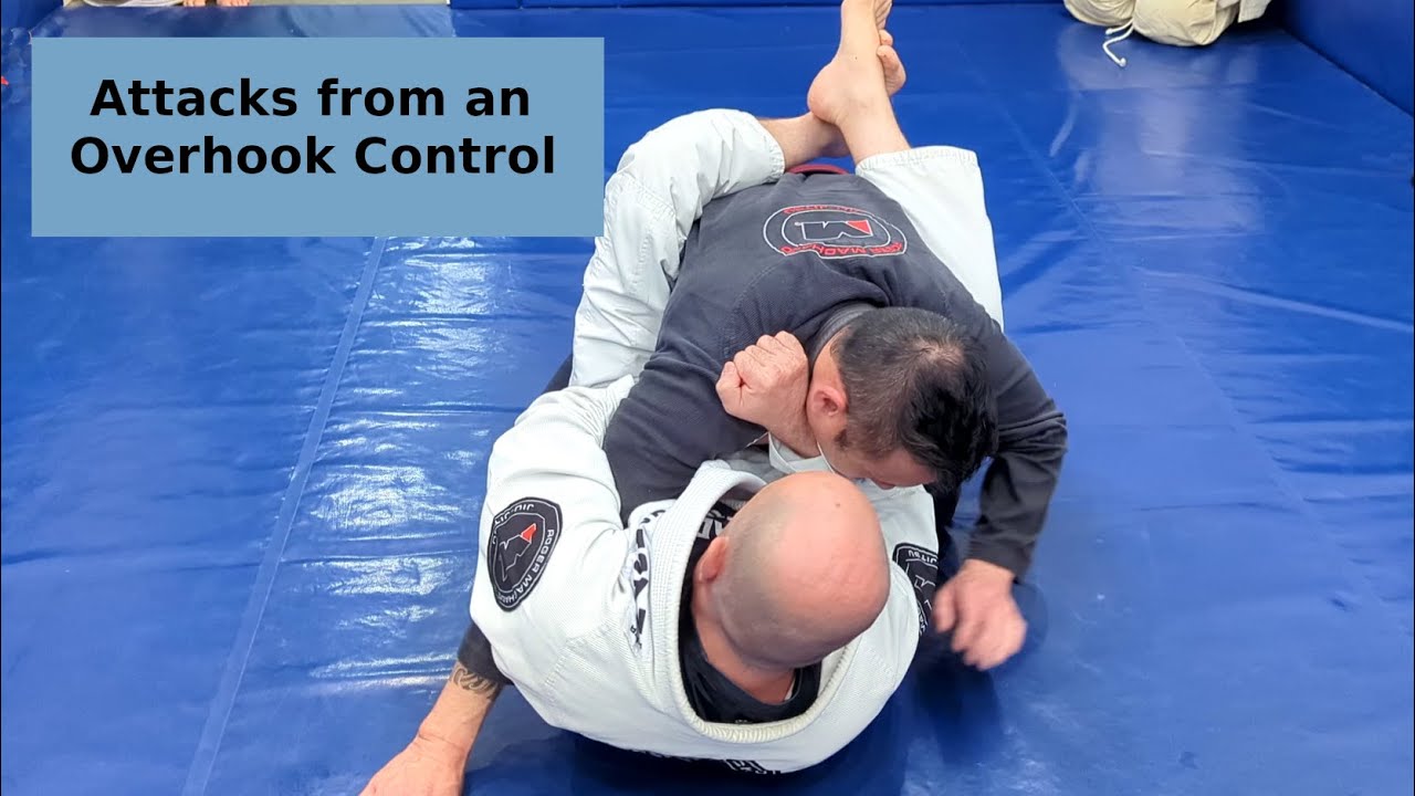 Cool Attacks from an Overhook Control #bjj #jiujitsu - YouTube