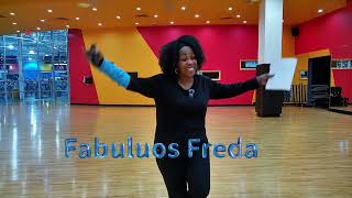 Ah Snap U A "Freak" Line Dance - Demo - Instructional - Tutorial - Fabulous Freda -