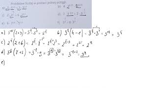 2 94 Przedstaw Liczbę W Postaci Jednej Potęgi