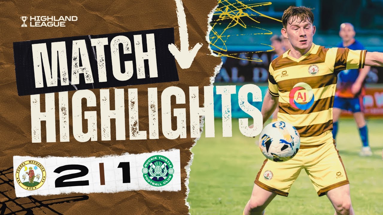 Forres Mechanics FC 2 - 1 Buckie Thistle FC (16/09/26) - Breedon Highland League Highlights