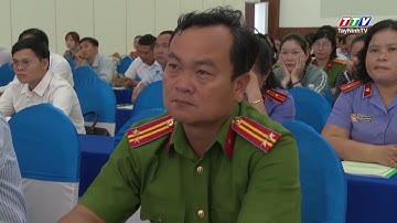 Bồi dưỡng nâng cao kiến thức về cơ chế phối hợp, cung cấp thông tin trợ giúp pháp lý | TayNinhTV