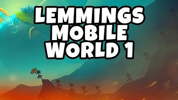 100% MUSHROOM WILD WORLD 2 COMPLETE - how to guide lemmings mobile