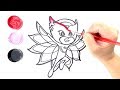 Drawingglitter owlette for kids pj masks