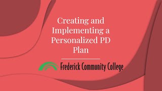 A Personalized Approach to Professional Development