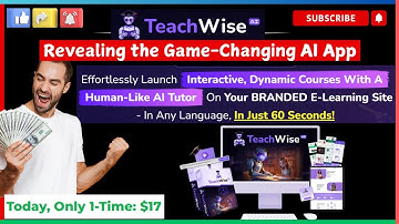 TeachWise AI Review: Build Stunning E-Learning Websites in 60 Seconds!
