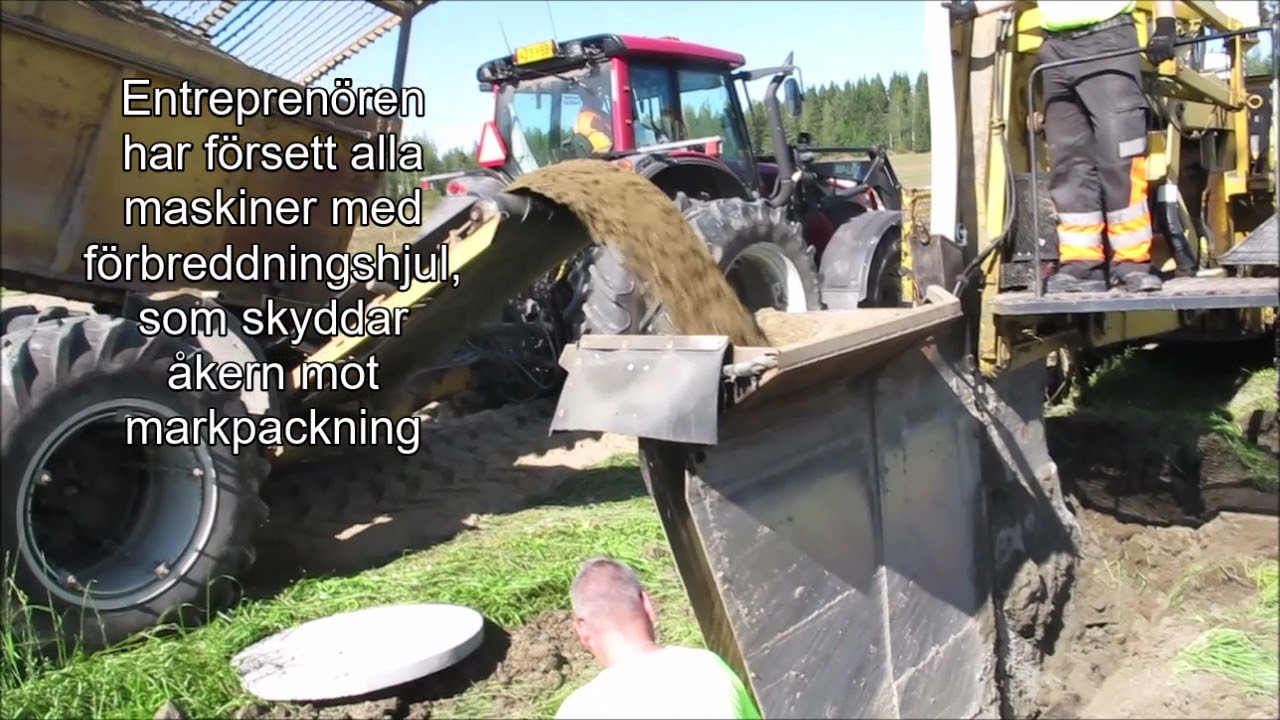 4  Täckdikning med plogande maskin