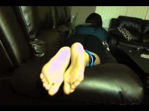 Ebony Feet Tickled