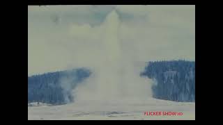 8mm Home Movie Camping Couple, A Trip to Yellowstone National Park, Wyoming