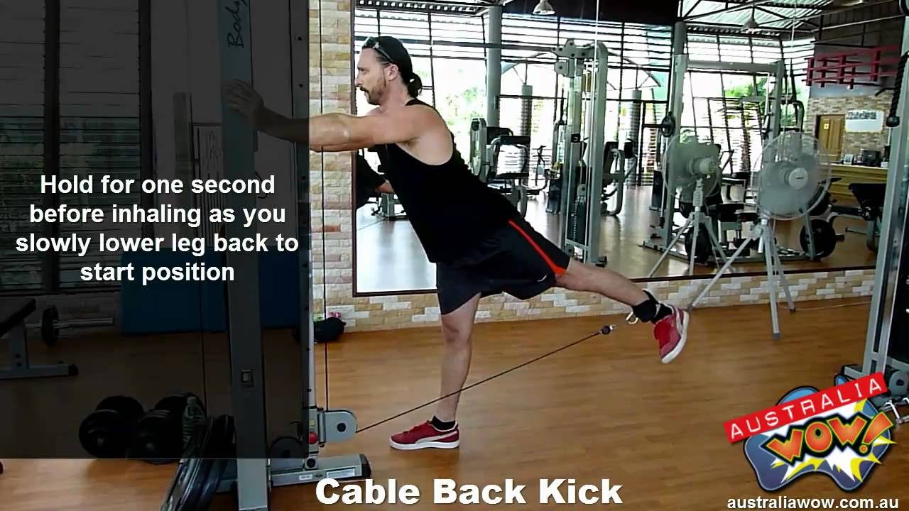 Cable Back Kick YouTube