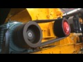 Concrete aggregate jaw crusher machine