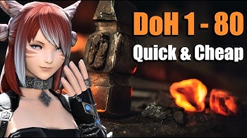 FFXIV: Crafter/DoH 1 - 80 Leveling Guide in 6 Minutes (Updated on 13th of January 2022)