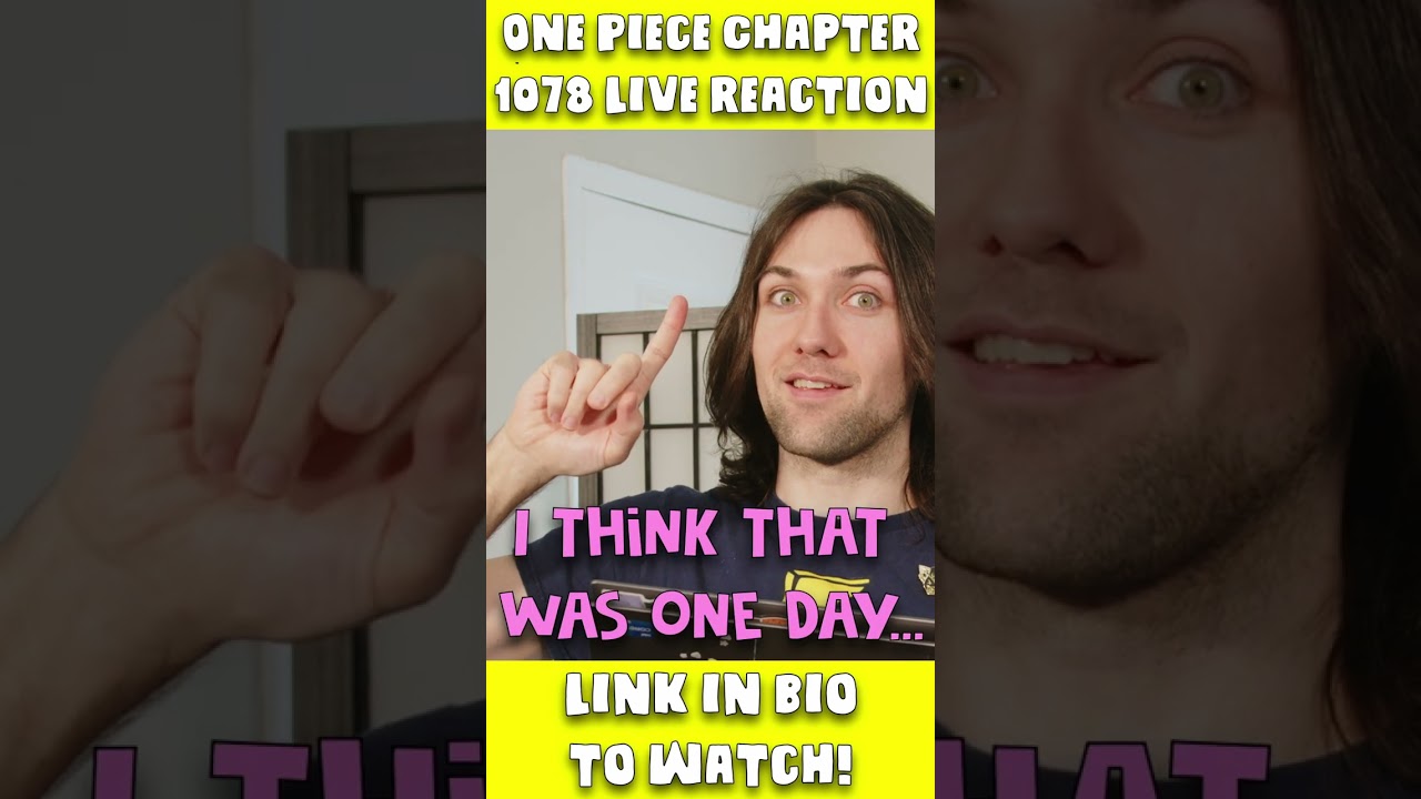 One Piece Chapter 1078 Live Reaction