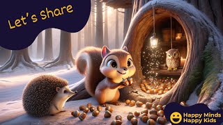 Sharing is Caring: A Heartwarming Song for Kids | Happy Kids Happy Mind
