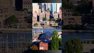 Manhattan view from Queens and Ed Koch Queensboro Bridge #newyorkcity #manhattanskyline #shorts
