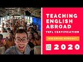 Teaching English Abroad &amp; TEFL Certification Webcast 2020