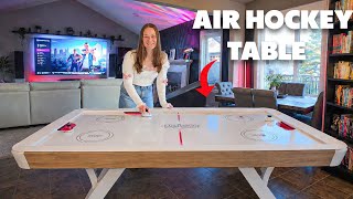 ULTIMATE HOME AIR HOCKEY TABLE! - Barrington Camden 90″ Air Hockey Table REVIEW!