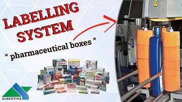 Labelling machine - Pharmatrace - Application Labels On Pharmaceutical Boxes I ALBERTINA Machinery