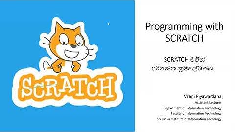 SLIIT CODEFEST SCRATCH  workshops Sinhala medium