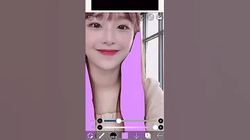 LOONA Chuu with lavender/ purple hair (edit) (requested by Celestine Geek)