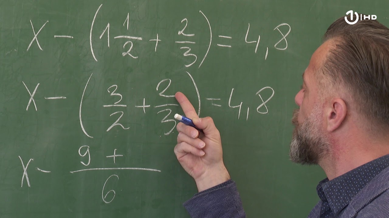 Domaća zadaća za 6. razred: Matematika - Jednačine u vezi sa sabiranjem i oduzimanjem razlomaka