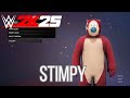 WWE 2K25 Stimpy CAW – The Goofy Cartoon Icon Enters the Ring!