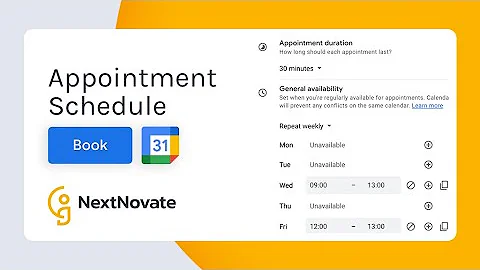 How to: setup an Appointment Schedule in Google Calendar