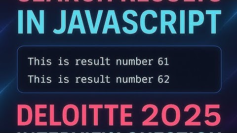 Deloitte 2025 JavaScript Interview Question | Pagination Logic Explained 💥🤯 #deloitte #javascript