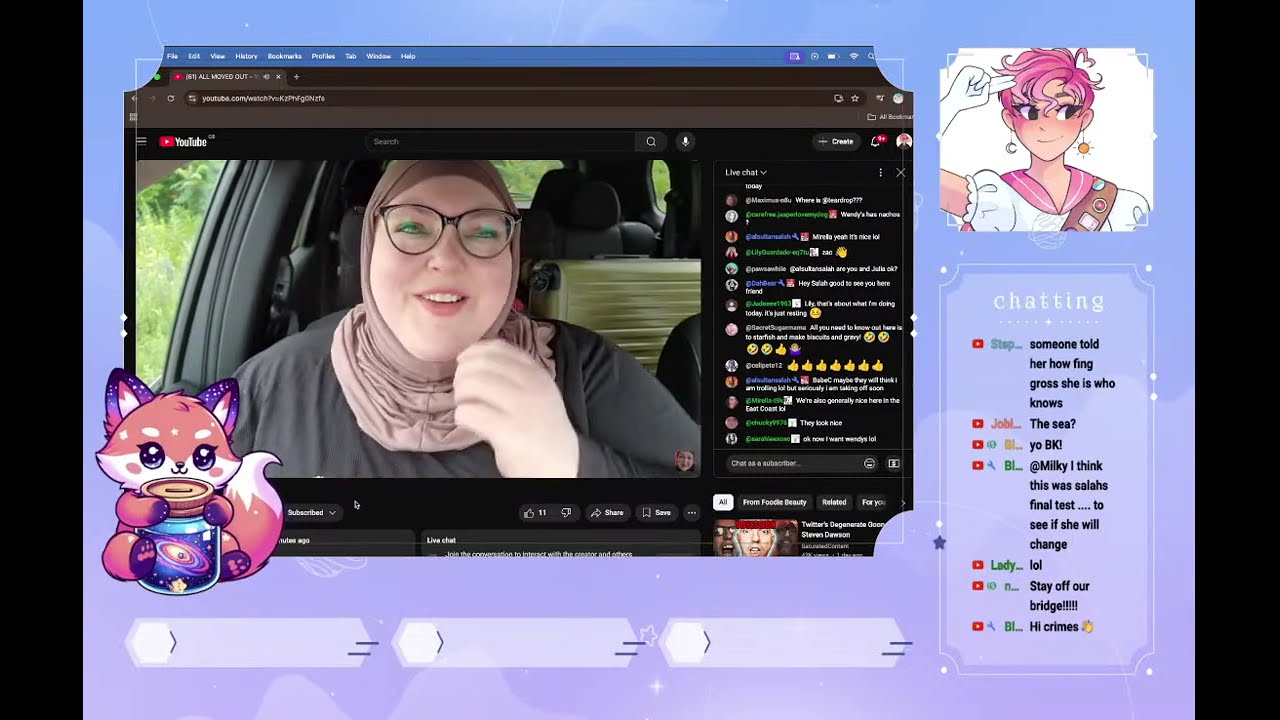 SHES GOING ON A ROAD TRIP!