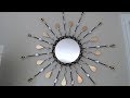 DIY, Mirror Wall Decor - Gold/Black Project Idea|Home Decorations|Jo-Jo&#39;s Handmade Creations