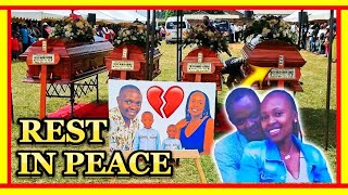 BURIAL OF MARTIN KAMOKO KAMAU KILLED THIS WIFE PHYLLIS WAMBUI AND 2 SON WITH ACID IN KEGANJO THIKA😥