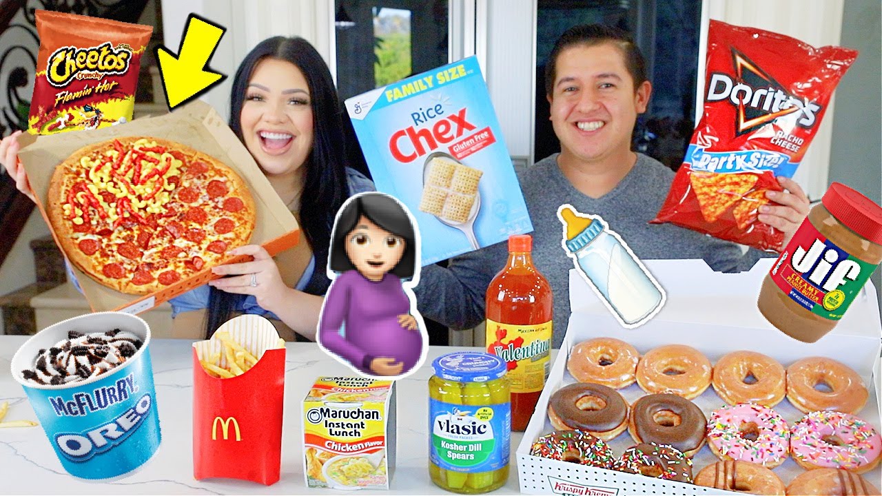 ЕМ ВСЕ СВОИ СТРАННЫЕ БЕРЕМЕННЫЕ ПРИХОТЫ! 24 недели, новости о малыше!