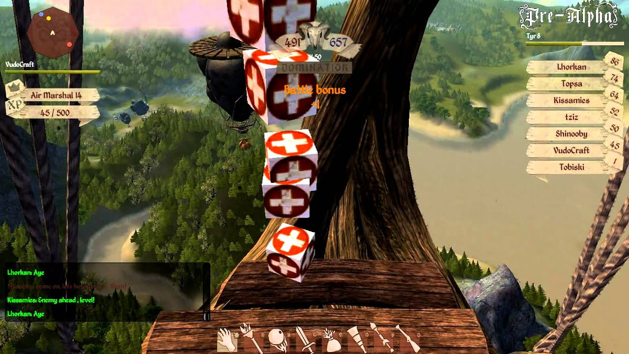 Air Buccaneers HD - Devs vs Fans 9th of Feb 2012 - Battle 5 on Hamyjarvi (Forest Map) Again