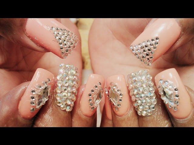 32 pretty and eye-catching nail art designs | Diamond nail designs, Nail art,  Best acrylic nails